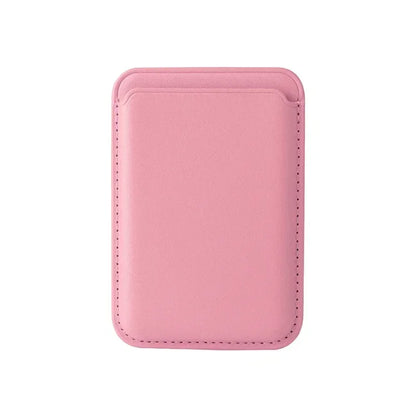 For Magsafe Card Holder Strong Magnetic Leather Wallet for Iphone 17 16 15 14 13 12 Pro Max Case ID Credit Card Pocket Slot Bag