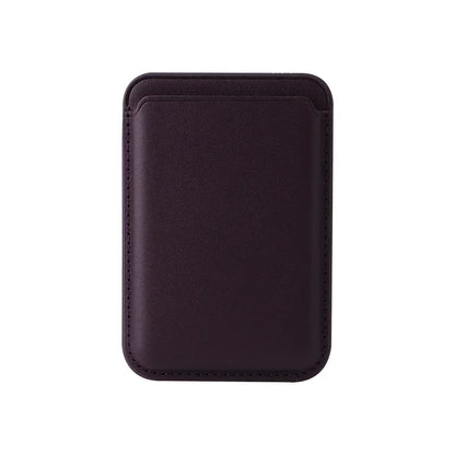 For Magsafe Card Holder Strong Magnetic Leather Wallet for Iphone 17 16 15 14 13 12 Pro Max Case ID Credit Card Pocket Slot Bag