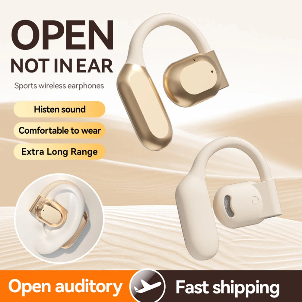 M62 Smart Translator Earbuds Bone Conduction Real Time Bluetooth-Compatible 5.4 Two-Way Voice Translator Translator Headset