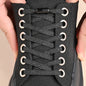 1Pair No Tie Shoe Laces Colorful Buckle Shoelaces Pearl Light Colorful Fashion without Ties Elastic Laces Sneaker Kids Adult