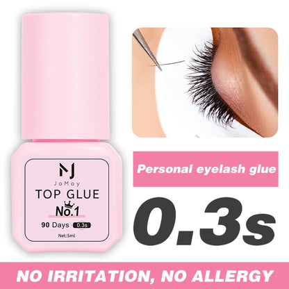 JOMAY Glue Eyelash Extensions Glue 0.3S Free Shipping 70DAYS Retention Volume Lash Adhesive Makeup Tools 5Ml Lash Glue