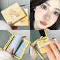 100Pcs/Box Face Oil Blotting Paper Portable Makeup Puff Matting Wipes Oil Control Oil-Absorbing Face Cleaning Tools with Mirror