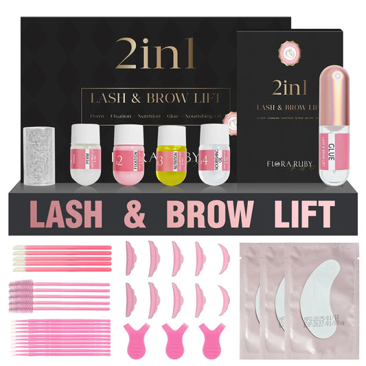 Lash Lift Kit,Lash Lift,Professional Eyelash Perm Kit,Liquid Set,Semi-Permanent,Curling Perming,Wave Lift Extension Perm Set