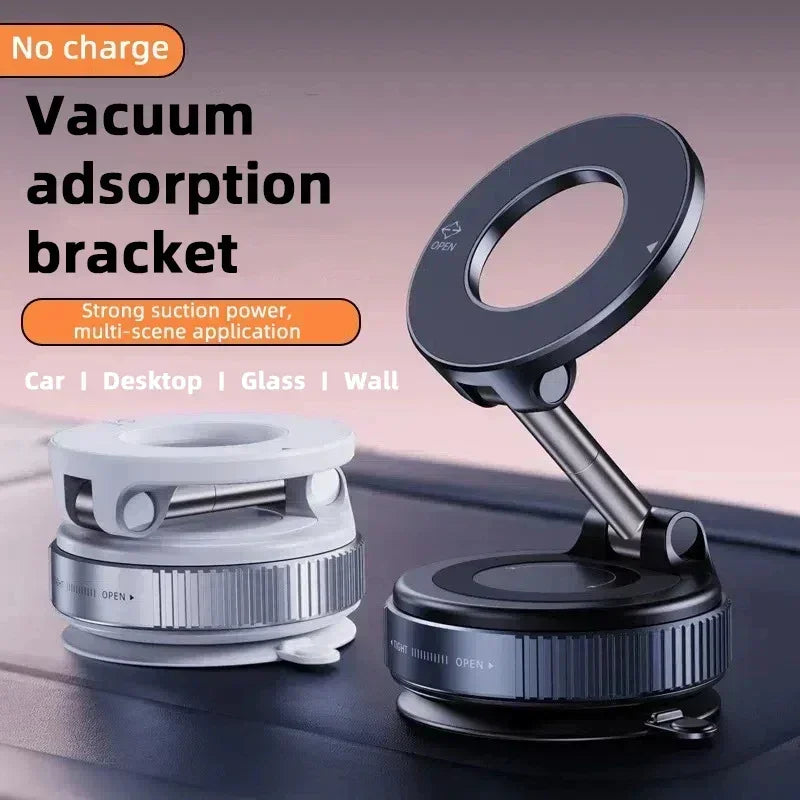 2025 Car Mount Vacuum Magnetic Holder 360° Adjustable Foldable Strong Suction Stand K007 for All Smartphones &Multiple Scenarios