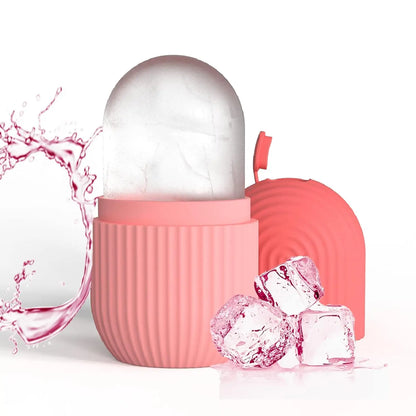 Face Beauty Massage Silicone Face Ice Cube Face Ice Cube Beauty Products Face Ice Massage Roller Capsule Face Ice Mold