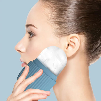 Face Beauty Massage Silicone Face Ice Cube Face Ice Cube Beauty Products Face Ice Massage Roller Capsule Face Ice Mold