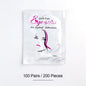 50/100Pairs Eyelashes for Eyelash Extensions Eye Pads Pillows Disposable Patch under Lash Tips Lint Free Sticker Wraps Makeup