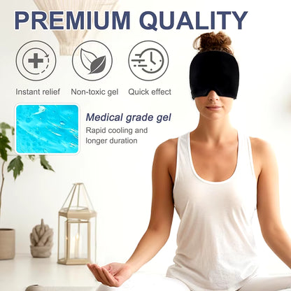 Sleep Mask Comfortable Hot Cold Therapy Ice Cap Sleeping Eye Mask Eyeshade Cover Shade Eyes Relax Enlarged Eye Patch Women Men