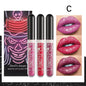 3Pcs Glitter  Waterproof Sexy Blue Purple Black Lip Gloss Shiny Lip Tint Halloween Lip Makeup Tool Korean Cosmetics