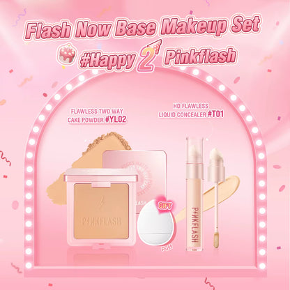 2 Anniversary Full Makeup Sets Waterproof Liquid Lipstick Face Concealer Eyeshadow Palette Mascara Eyebrow Cosmetics