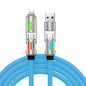 4 in 1 Multi Connectors Charger Rotating Elbow USB to Type-C 1.2M Mobile Phone 240W Fast Charging Silicone Cable Data Transfer