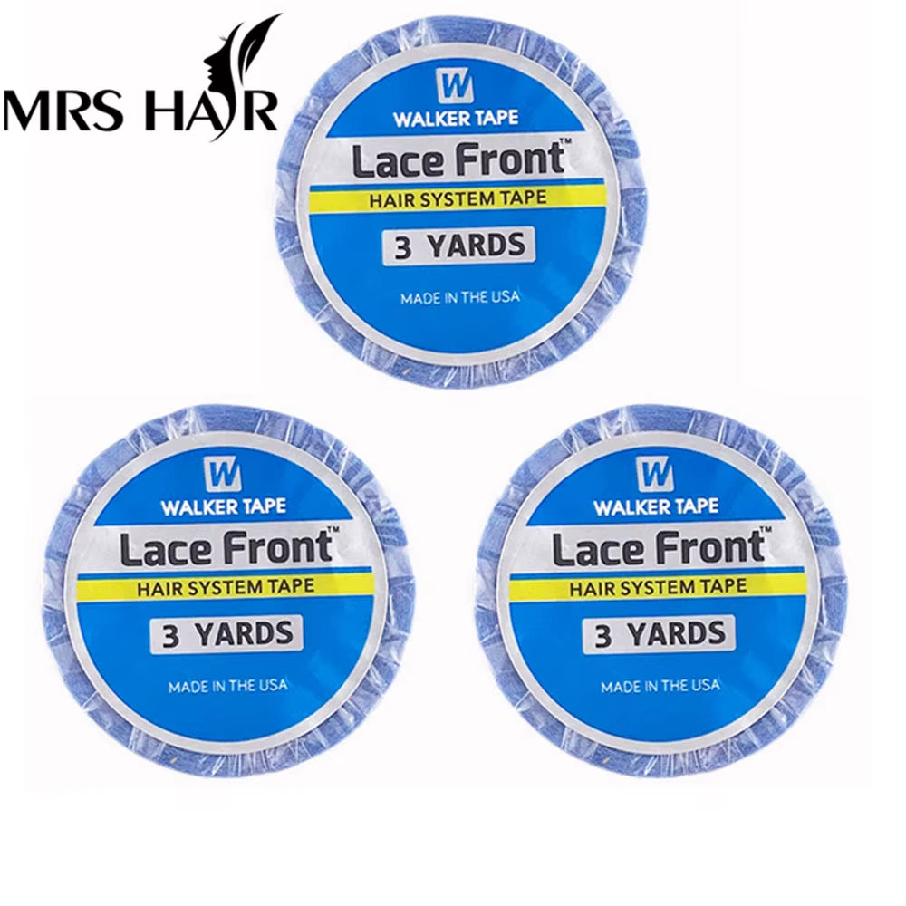 3Yard 0.8Cm Front Lace Wig Glue Double-Sided Tape Glue Wig Glue for Tape Hair Extension Tape Hair Lace Front Tape Glue Adhesives