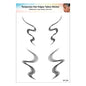 1PC Hair Tattoo Stickers Creating the Seriously Real Baby Hairs Temporary Hairline Sticker Curly Template Hair Edge Tattoo Stick