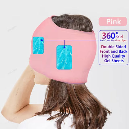 Sleep Mask Comfortable Hot Cold Therapy Ice Cap Sleeping Eye Mask Eyeshade Cover Shade Eyes Relax Enlarged Eye Patch Women Men