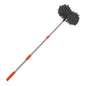 Rotating Double Brush Head Car Wash Mop Auto Supplies Three-Section Telescopic Mop Roof Window Cleaning Maintenance Accessories