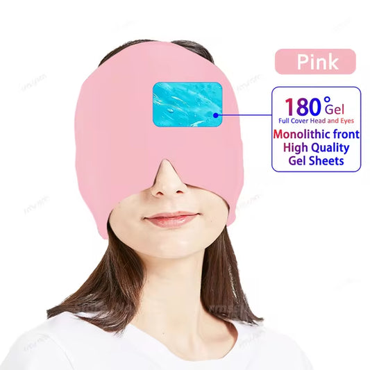 Sleep Mask Comfortable Hot Cold Therapy Ice Cap Sleeping Eye Mask Eyeshade Cover Shade Eyes Relax Enlarged Eye Patch Women Men