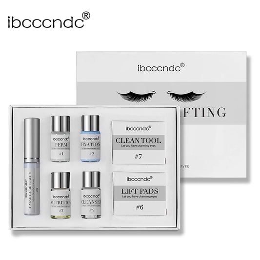 AA47 Ibcccndc Eyelashes Lift Set New Professional Full Eyelash Kit Eyelash Extensions Makeup Tool with Silicone Pad Sorting Rod