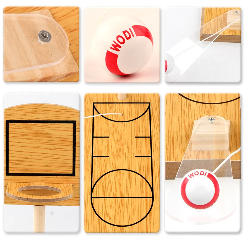 Classic Mini Table Basketball Shooting Board Game Activity Toy Children'S Wooden Table Basketball Shooting Game