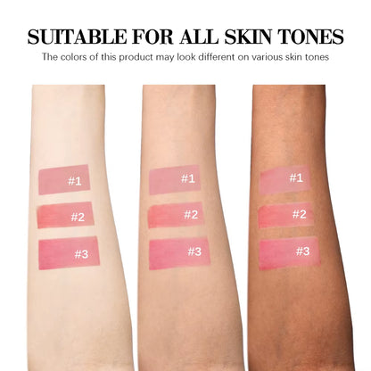 Blading Lip Gloss Peel and Stick Set Long-Lasting Waterproof Pink Lip Gloss Transfer Resistant Natural Lip Gloss for Women