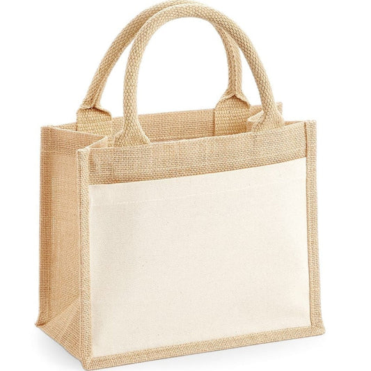 Jute Tote Bag with pocket