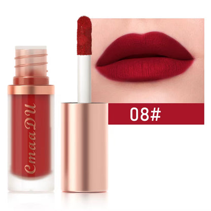 1Pcs Waterproof Matte Velvet Lip Glaze Moisturizing Long Lasting Non-Stick Cup Not Easy to Fade Lip Gloss Lipstick Makeup