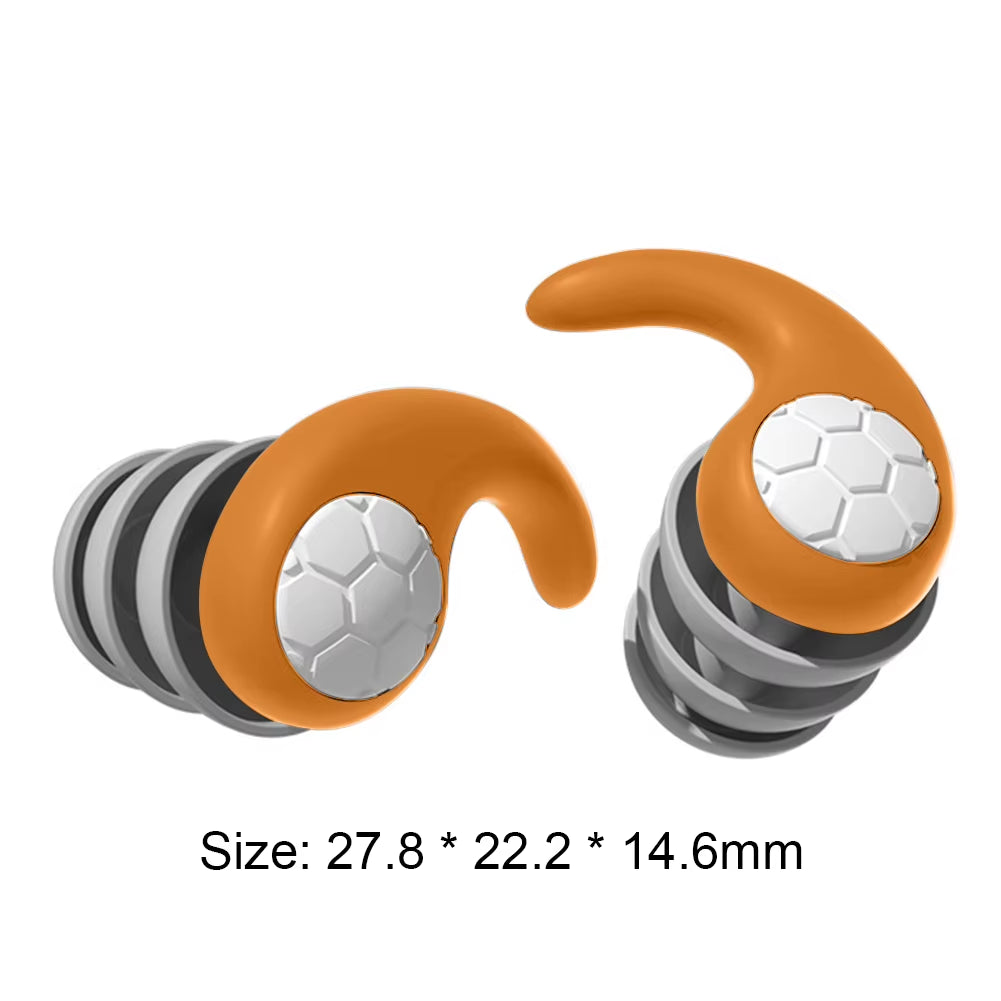 Silicone Earplugs Waterproof Swimming Ear Plugs Noise Reduction Ear Protector for Sleeping Diving Soft Nano Silica Gel Earplug