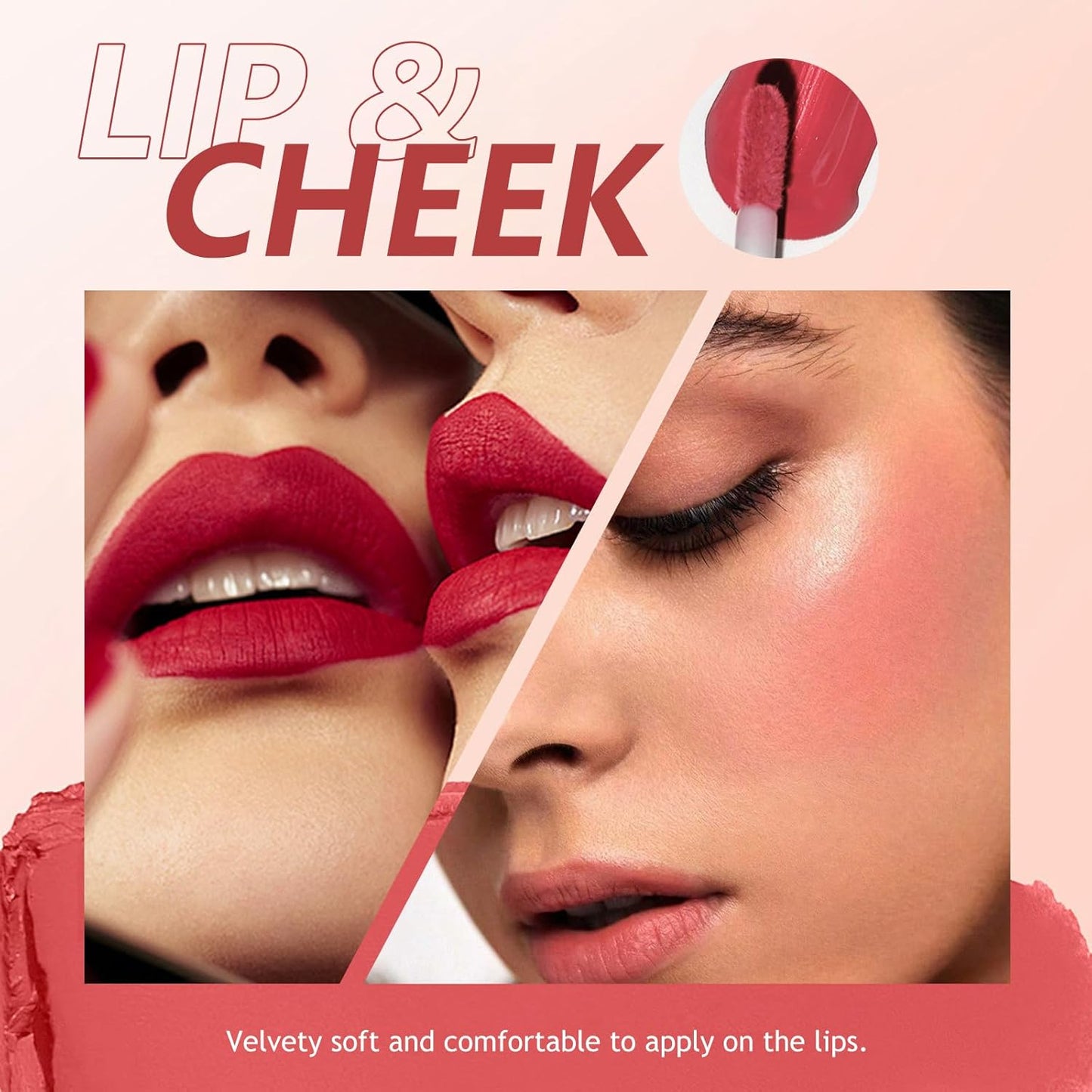 6 PCS Matte Liquid Lipstick Lipgloss Set - Matte Liquid Lipstick Lip Stain Long Lasting Lip Gloss Plumper Lip Makeup Non-Fade Lip Gloss for Women Girls