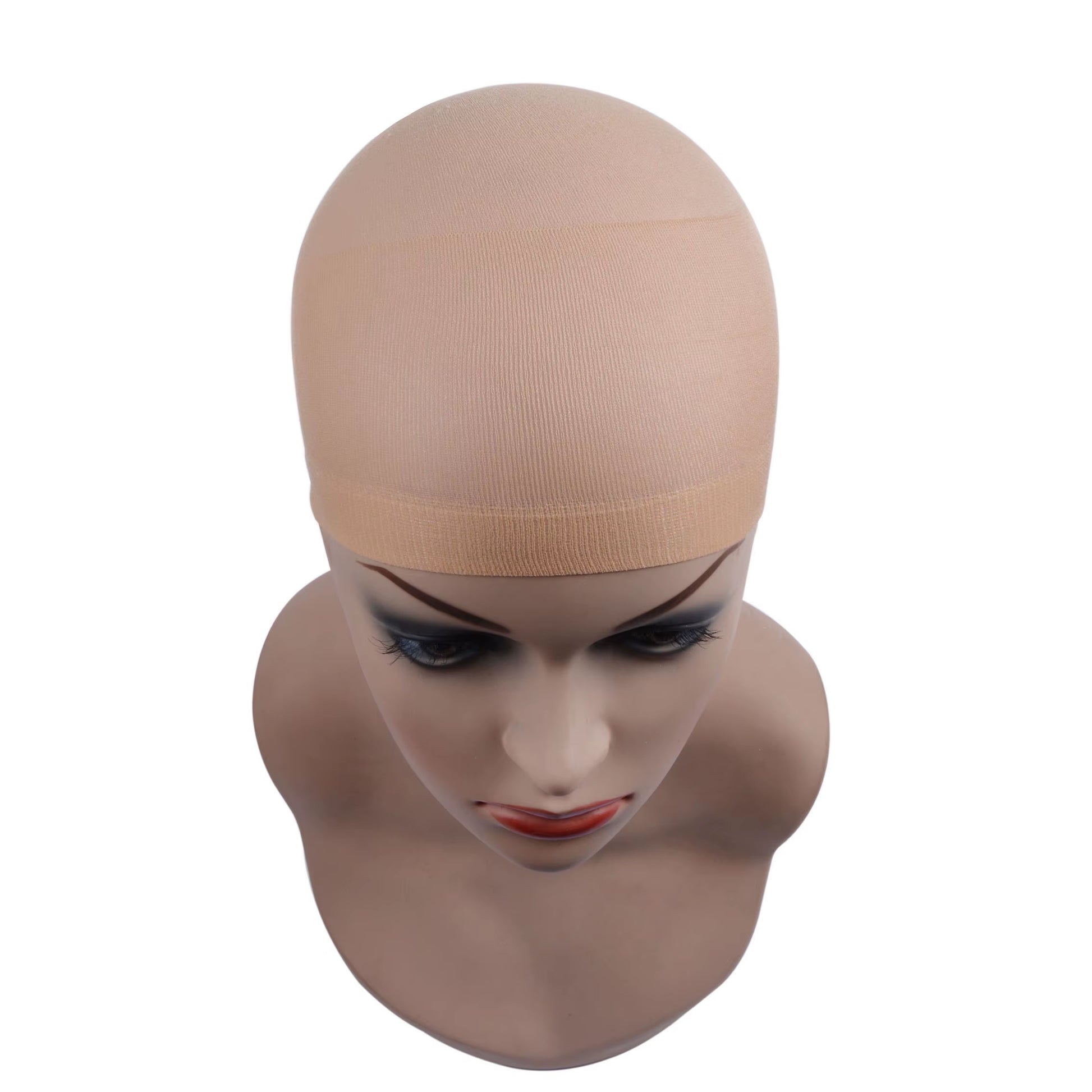2 Pcs/ Pack Wig Caps Hair Nets Weave Hairnets Wig Nets Stretch Mesh Caps Stocking Caps for Making Wigs Free Size