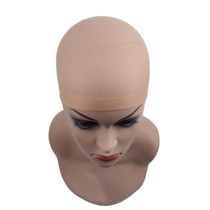 2 Pcs/ Pack Wig Caps Hair Nets Weave Hairnets Wig Nets Stretch Mesh Caps Stocking Caps for Making Wigs Free Size