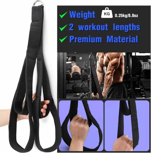 Fitness Tricep Rope Pull down Workout Tricep Rope Cable Biceps Pulley Crunche Activating More Muscle Fibers Bicep Strap
