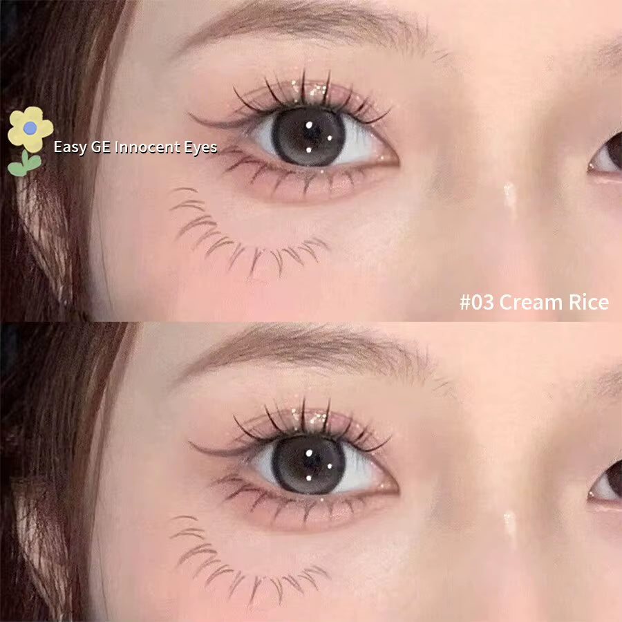 Double Head Eyeliner Pen Very Fine Tip Lying Silkworm Eye Brightening Waterproof and Durable Not Easy to Halo Dye Natural